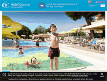 Tablet Screenshot of hotelcaravelmisano.it